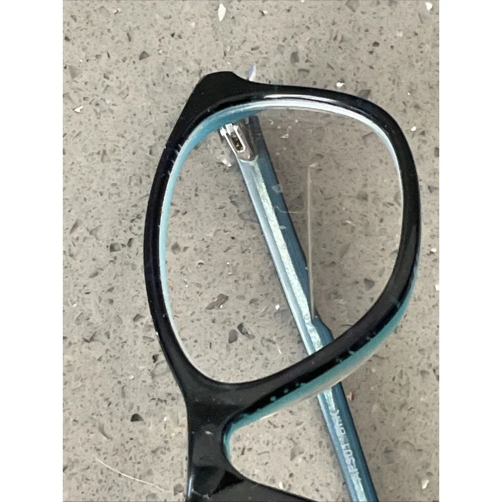 Alice & Frank AF301 Blue Black Cateye Womens Eyeglasses Frames ONLY 56-16-140